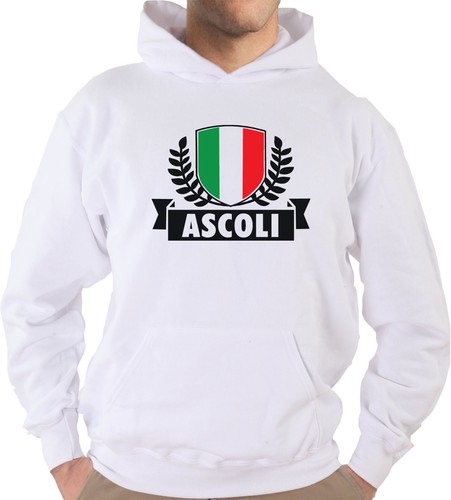 Felpa cappuccio kj1750 stemma - cappuccio,