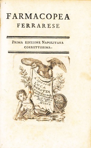Farmacopea ferrarese prima - ferrarese.,