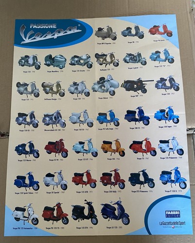 Poster vintage passione vespa - poster,
