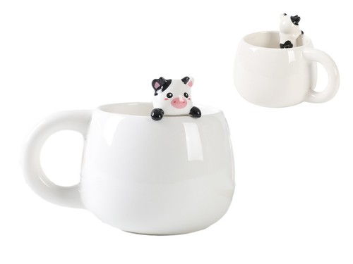 Tazza ceramica con charm - tazza, in