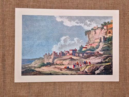 Veduta gerace calabria 1786 - calabria,