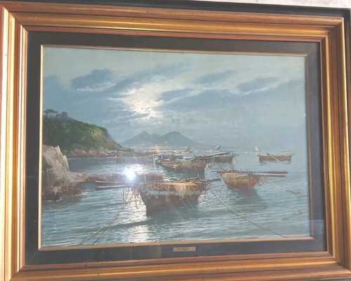Mario galanti dipinto olio - -,