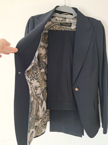 Set pantaloni blazer - blu, navy