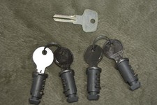 Thule 544 N032 Serratura Cilindri 4 Cilindri Serrature con 2 Chiavi e Chiave di Installazione!