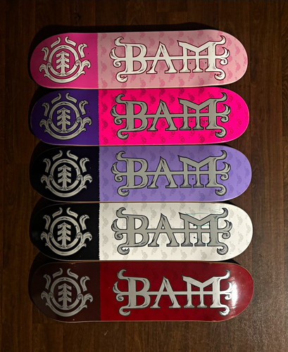 Element bam skateboard deck - deck,