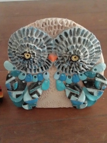 Gufo ceramica artigianale - gufo,