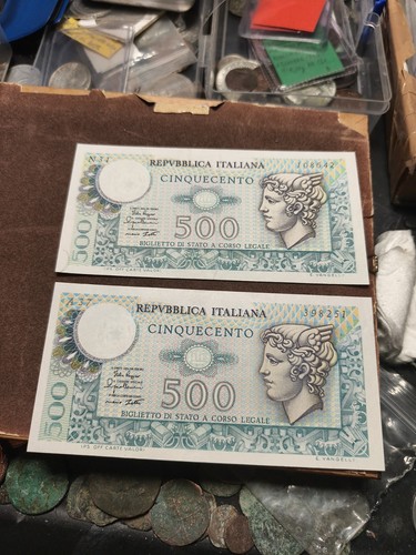 Fds banconota 500 - banconota, lire