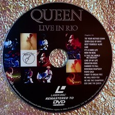 QUEEN LIVE IN RIO DVD (1985)