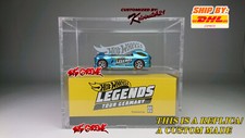 Hot Wheels CUSTOM LEGENDS TOUR WINNER PRIZE Deora II BLU, CUSTODIA DISPLAY acrilico