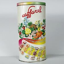 Scatola in latta vintage da collezione di caramelle anni 90 vecchia CAFFAREL 