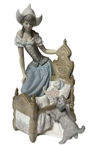 Statuina porcellana dipinta - statuina, in