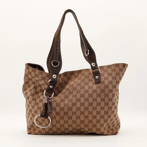 Sac gucci tote cabas toile - tote,