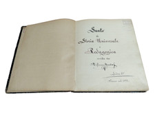 Raro Manoscritto Originale