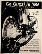 Pubblicità Moto Guzzi V-7