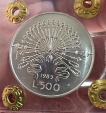MANZONI 500 LIRE 1985 ARGENTO