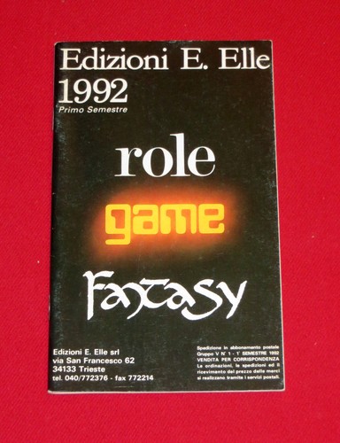 Catalogo librogame rolegame - rolegame, lg