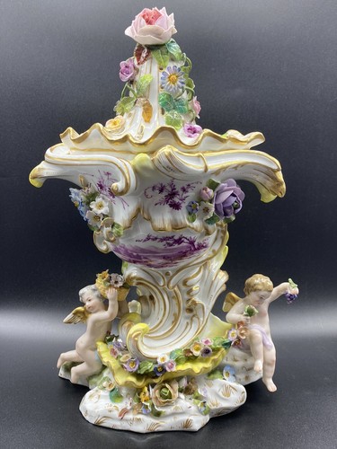 Meissen antico vaso - , in