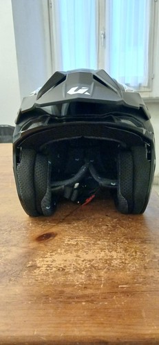 Casco moto trial - moto, nero