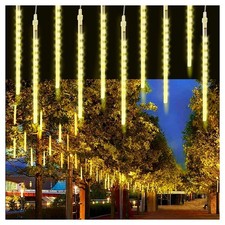 Luci Di Natale Da Esterno Natalizie Led Effetto Pioggia Stella Cadente Meteoriti