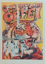 Mimmo Rotella, Circo Orfei 100x70 Provenienza Archivio Nordest 