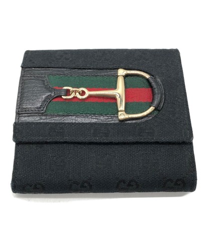 Gucci portafoglio bifold nero - gucci,
