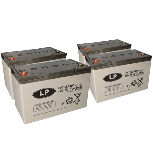 Piombo gel batteria - gel, 4x