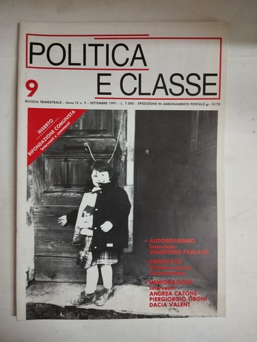 1991 politica classe - 1991,