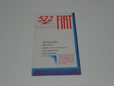 BROCHURE DEPLIANT PROSPEKT FIAT 522 C-L-TOURER CABRIOLET 1931 INGLESE (T15)