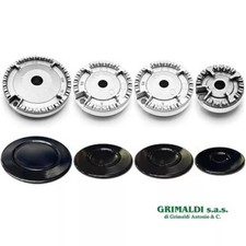 KIT BRUCIATORI E PIATTELLI INCAVATI PER PIANO COTTURA 4 FUOCHI ARISTON INDESIT