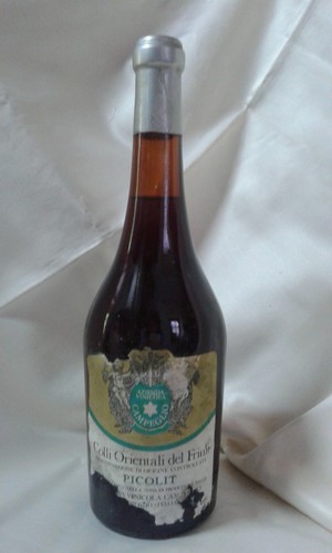 Bottiglia vino picolit - "", ""