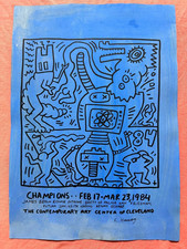 KEITH HARING - disegno quadro