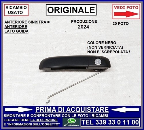 Maniglia esterna portiera - esterna,
