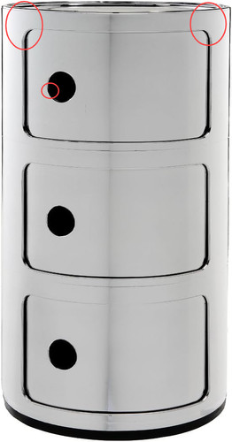 Comodino kartell componibili - kartell,