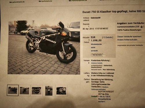 Parafango esterno ducati - esterno,