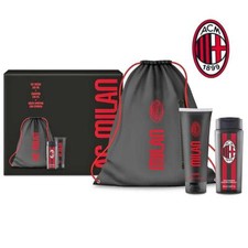 Set Regalo Uomo Milan Bagnoschiuma e Shampoo + Sacca Porta Scarpe Ufficiale