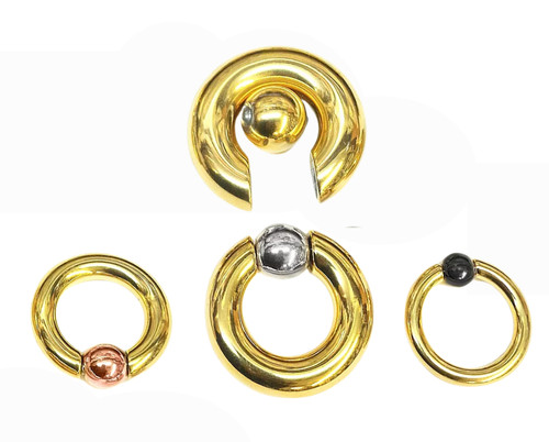 Anello chiusura sfera - , oro