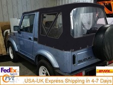 Soft top di ricambio Suzuki Samurai qualità OEM 1986-1994 finestre trasparenti in nero