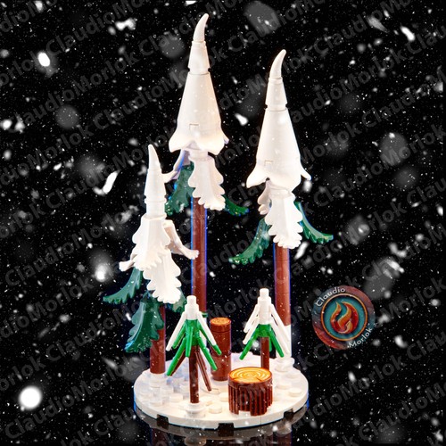 Lego alberi foresta neve - ⭐,