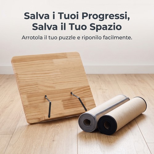 Tavola legno per puzzle con - tavola,