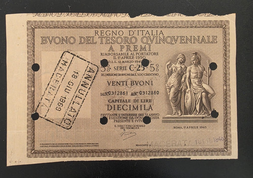 Regno italia buono del - regno, d'italia