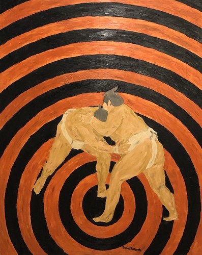 Dipinto olio originale - , i