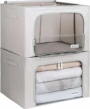 Contenitori per armadio con cerniera capacità 66 litri 4CONVY - set da 2