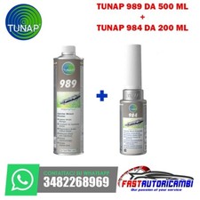 Kit Tunap 989 e 984 Additivo Pulitore Protezione Iniettori Diesel Gasolio Auto