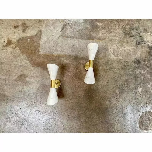 Bianco ottone applique - bianco,