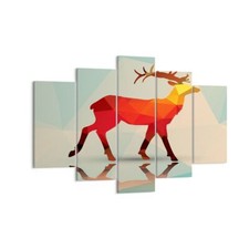 Quadro su Tela 150x100cm Cervo