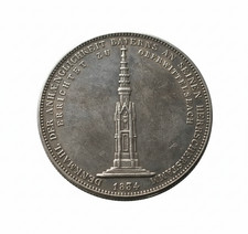 Medaglia commemorativa arte restrittiva Ludovico I Baviera 1834 da collezione