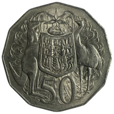 50 CENT AUSTRALIA - SCELTA DELLE DATE 1969-2018