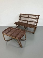 Salottino vintage in vimini