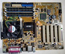 ASUS P4P800 SE Pentium 4 @ 3,00 GHz 2 GB DDR scheda madre vintage (usata e testata)
