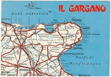 IL GARGANO - FOGGIA - CARTINA